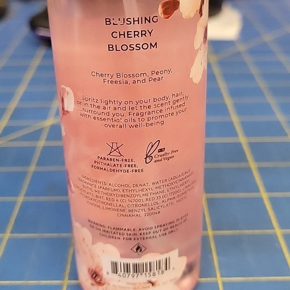 Believe Beauty Blushing Cherry Blossom Perfumed Mist 118ml New